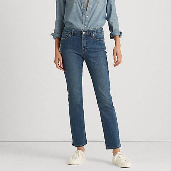 Lauren Ralph Lauren Denim - Ralph Lauren LRL Classic Straight Cropped Jeans